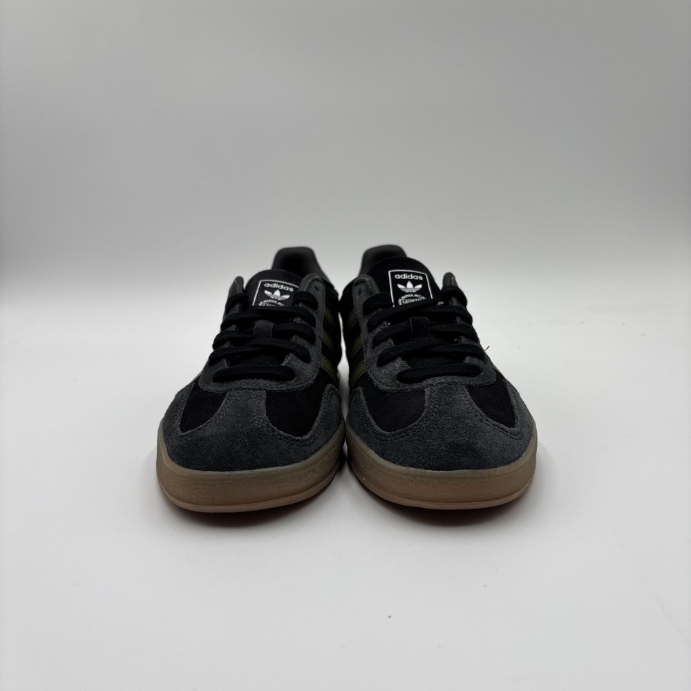 Adidas Gazelle Indoor Core Black Focus Olive JQ8399 Sneakers Shoes Mens Size 6 - Picture 3 of 6